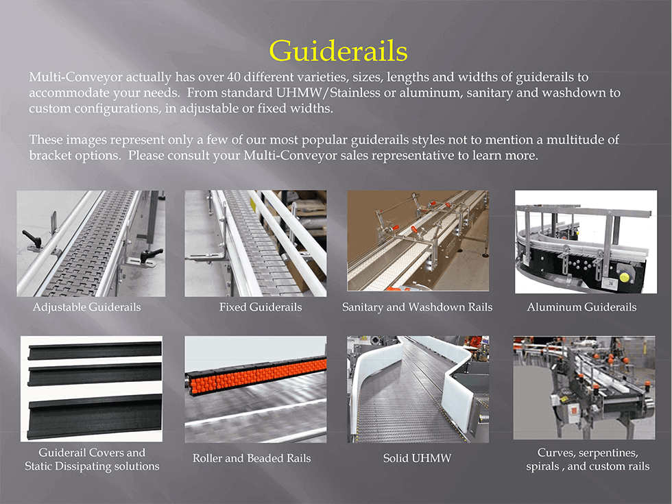 Guiderails MultiConveyor, LLC